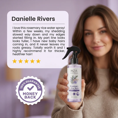 Rosemary + Rice Water Spray
