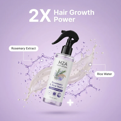 Rosemary + Rice Water Spray