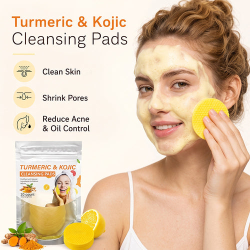 Turmeric & Kojic Acid Cleansing Pads,20pcs💛