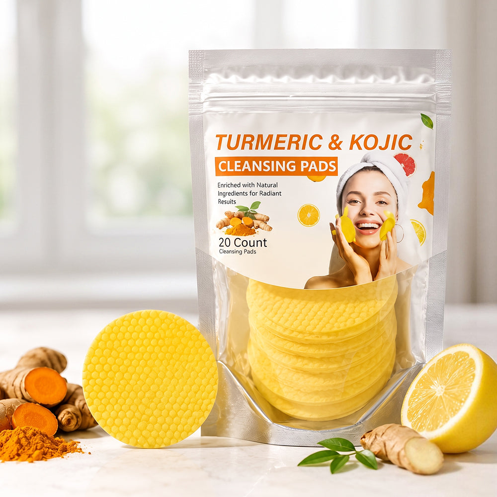 Turmeric & Kojic Acid Cleansing Pads,20pcs💛