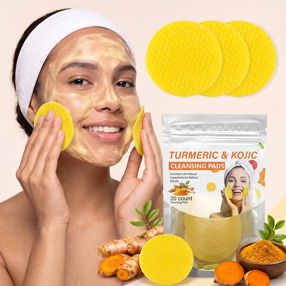 Turmeric & Kojic Acid Cleansing Pads,20pcs💛