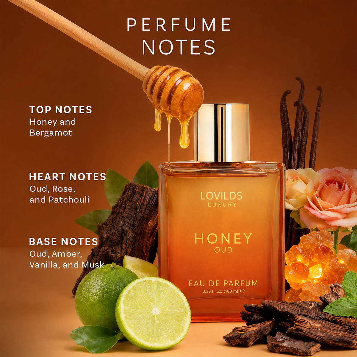LOVILDS's Honey Oud Eau De Parfum