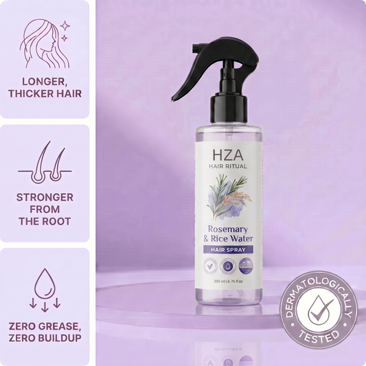 Rosemary + Rice Water Spray