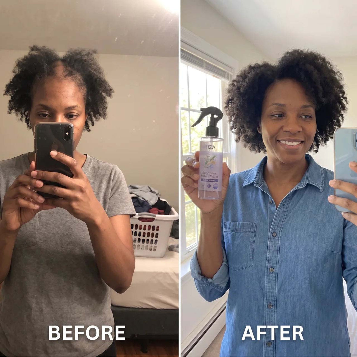 Rosemary + Rice Water Spray