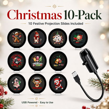 🎄👻 ✨ 60,000+ Sold — Plug & Play HD Holiday Projector for Christmas & Halloween Decor